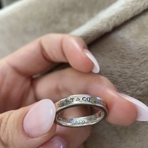 Authentic Tiffany 1837 Silver Ring